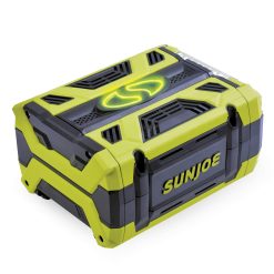 Snow Joe Sun Joe iON100V-5AMP Lithium-Ion Battery | 100-Volt | 5.0-Ah | Dual USB Ports for Advanced Smart Phone Charging
