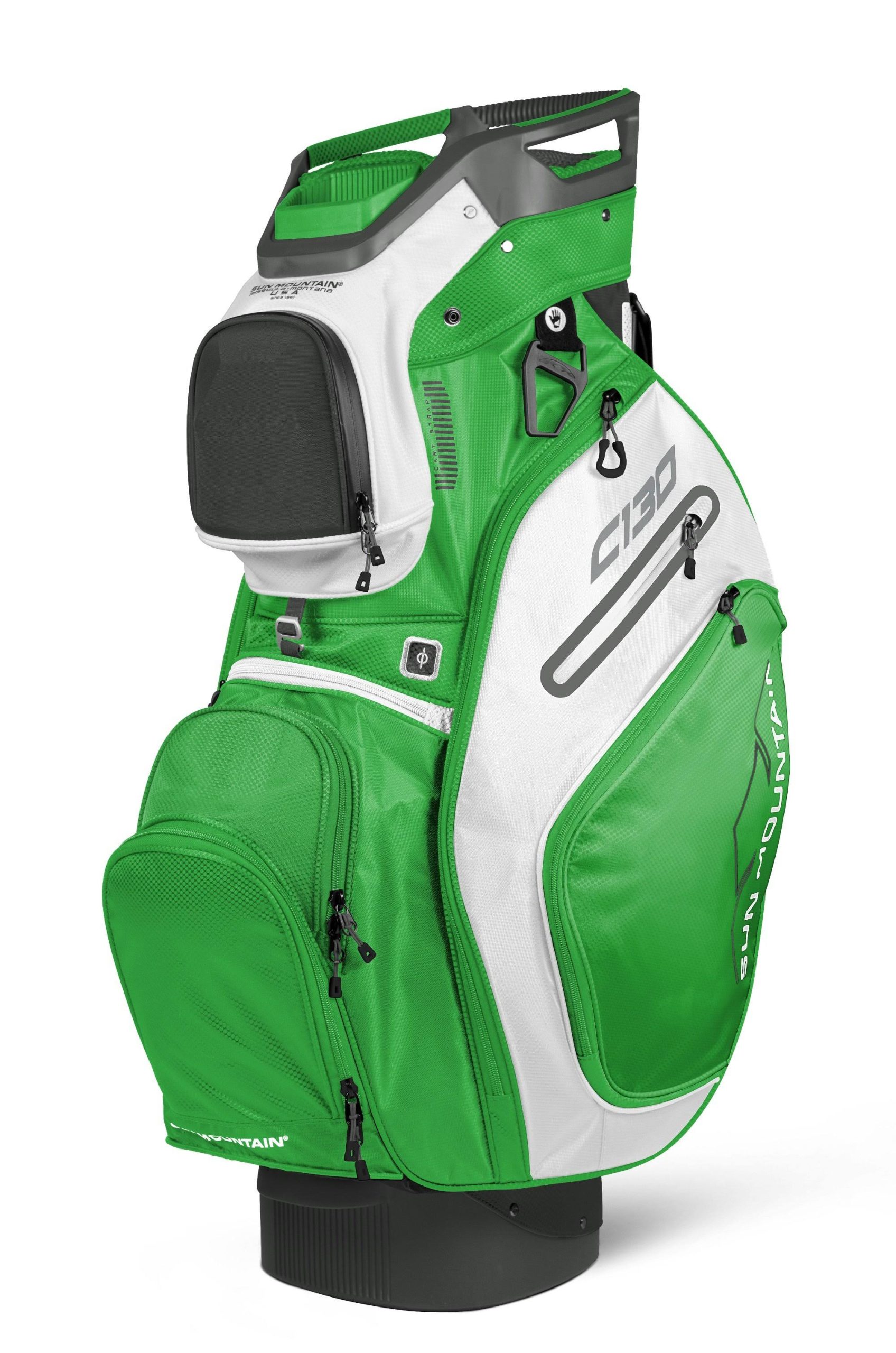 Sun Mountain 2018 C-130 Cart Bag | Navy/White/Red - Image 2