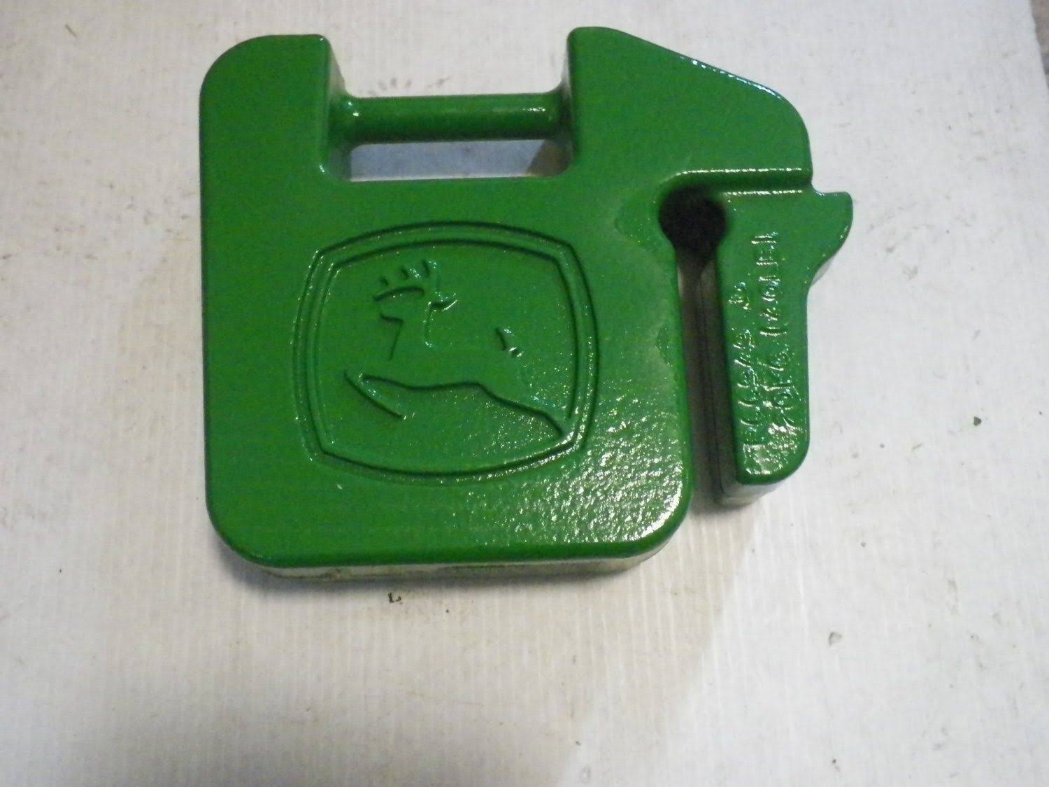 John Deere Rear Extra Weight 42 lbs. Traction Suitcase Tractor Balance Green - Image 3