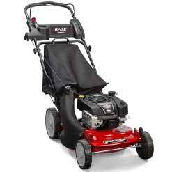 Snapper 7800979 Hi VAC 21 inch ReadyStart Bagging Walk-Behind Push Lawn Mower, Red