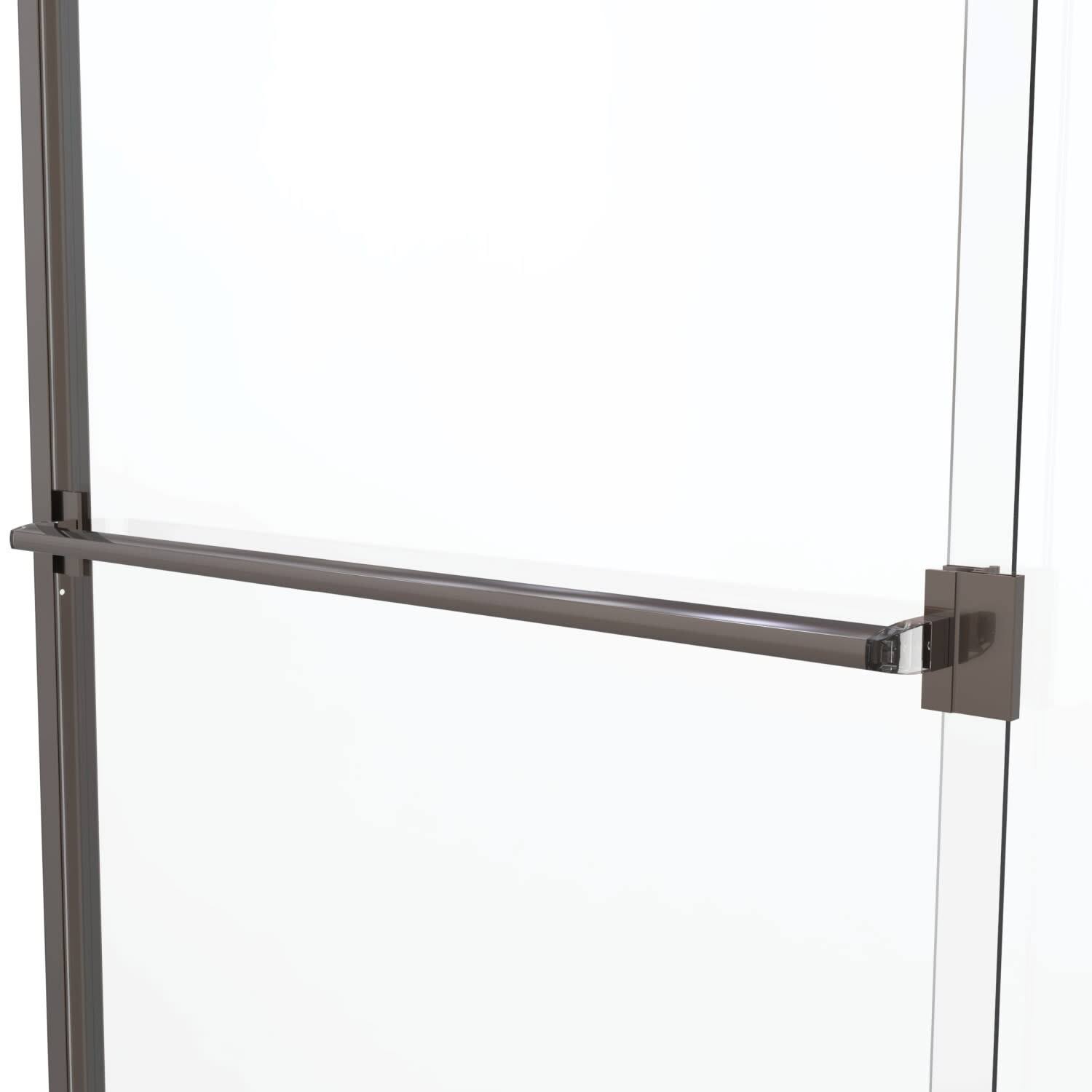 Basco 3500-44SRN Classic 64-1/2×22 High x 44×22 Wide Bypass Framed Shower Door with Silver - Image 3