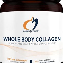 Designs for Health Whole Body Collagen Powder – Pure Collagen Peptide Powder for Bone, Skin + Joint Support – Flavorless Collagen Drink Mix for Water, Shakes + Smoothies (30 Servings / 390g) Pack of 2