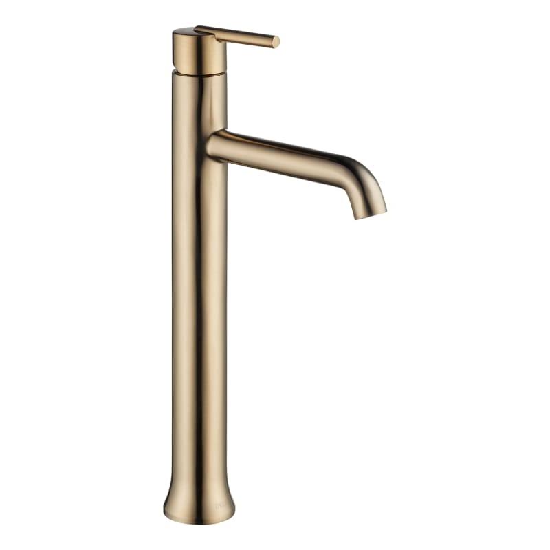 Delta 759-CZ-DST Trinsic Single Handle Vessel Bathroom Faucet Champagne Bronze - Image 2