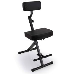 Pyle PKST70 – Musician Performer Chair Seat Stool, Durable, Portable, Adjustable
