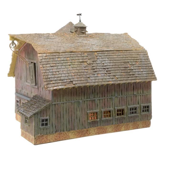 Woodland Scenics HO Old Weathered Barn Built u0026 Ready BR5038 - Image 4
