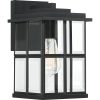 Quoizel – MGN8406MBK – One Light Outdoor Wall Lantern – Mulligan – Matte Black